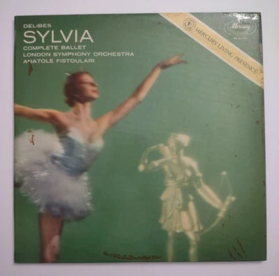 Delibes Sylvia complete ballet double vinyl record Mercury OL 2-106 Tested - Image 1 of 4