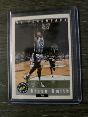 Steve Smith 1991 Draft Pick Flashback Card. Michigan State. - Image 1 of 4