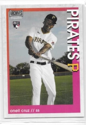 2022 Topps Archives Snapshots Oneil Cruz RC #26 - Image 1 of 2