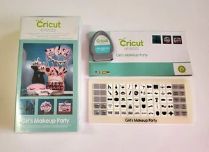 GIRLS MAKEUP PARTY Cricut Cartridge Girls Night Sleepover Slumber Makeover - Picture 1 of 4