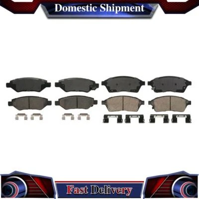 2 件 Wagner 前后盘制动垫套装适用于 2012 2013 2014 年 2015 年 16 凯迪拉克 SRX — 第 1/4 张图片