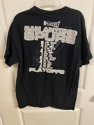 2010 San Antonio Spurs Playoffs T-shirt Large NBA Exclusive Collection - Image 1 of 3