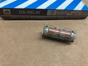 (Qty=1) DS4-M-DC12V Aromat, 12VDC 2A 4PDT 360 ohm, Electromechanical Relay - Picture 1 of 1