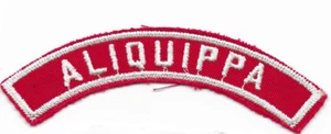 Aliquippa Red and White RWS Community Strip Vintage Boy Scouts BSA - Picture 1 of 1