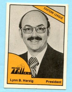 1977 TCMA Minor League Holyoke Millers - Lynn B. Herzig - Box 162