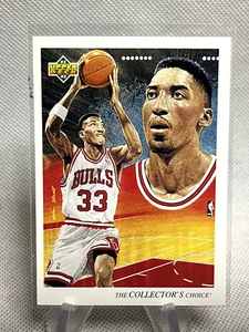 1992-93 Upper Deck Scottie Pippen Chicago Bulls Checklist #37 - Picture 1 of 2
