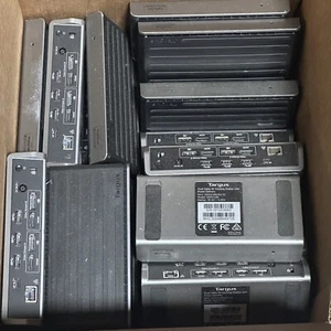 LOT of 10 Targus DOCK180 USB-C DV4K Docking Station DOCK180USZ-51 No AC -C - Picture 1 of 6