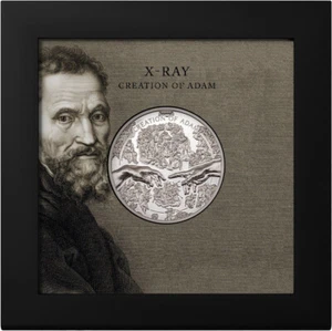 2023 Cook Islands, X-Ray ADAM, 1oz Ultra High Relief, Silver Proof - Picture 1 of 4