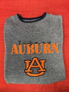 Auburn University Tigers Crewneck Vesi Sweatshirt Mens MEDIUM Blue - Picture 1 of 12
