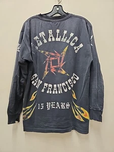 Vintage Metallica T-Shirt 15 Years San Francisco Shirt Limited Ed. Long Sleeve - Picture 1 of 13