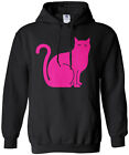Pink Cat Unisex Hoodie Sweatshirt Pet Kitten Lover Gift