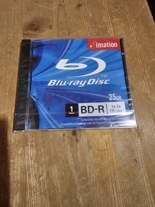 Imation 1xBD-R 25GB Blu-ray Disks  1x 2x  135 min - Picture 1 of 2
