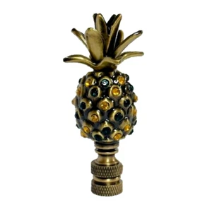 ACABADO LÁMPARA DE PIÑA ~ LATÓN HORMIGA - CUENTAS VERDES Y ÁMBAR #83 - Imagen 1 de 1