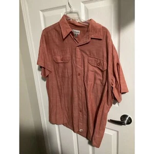 Carhartt Hombre 2XL S/S Camisa Botón Naranja - Imagen 1 de 1