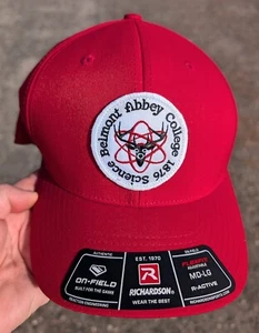 BELMONT ABBEY COLLEGE North Carolina Adjustable Cap Hat SCIENCE ATOM Sz M-L NWT - Picture 1 of 9