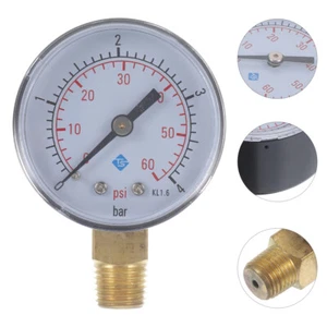 2 Pack Manometer Sandfilteranlage Luftdruck Geeicht Gasdruckanzeige - Bild 1 von 12