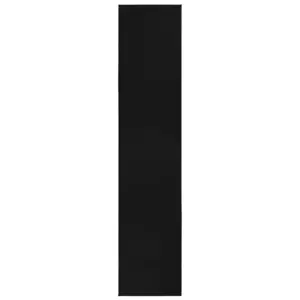 Non-Slip Rubberback Modern Solid Design 3X10 Indoor Runner Rug Black - Picture 1 of 12