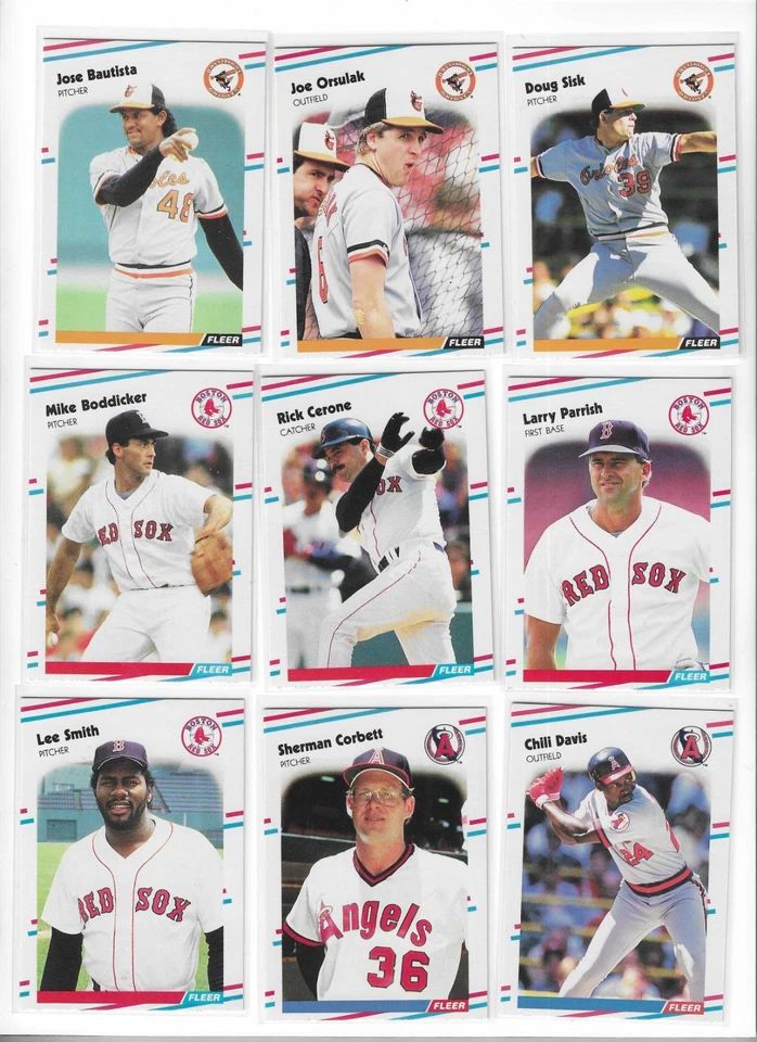 1988 Fleer Update U-PICK Knight MacFarlane Leiter Slaught Weiss Wells Smoltz +++ - Image 1 of 1