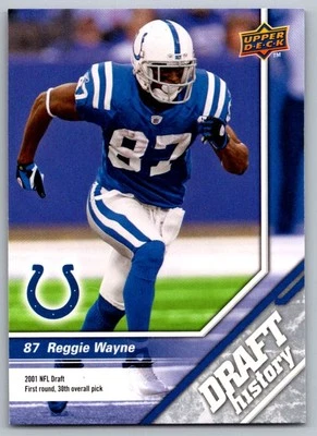 2009 Upper Deck Draft Edition Brown Reggie Wayne Indianapolis Colts #174 - Image 1 of 2