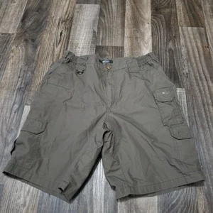 5.11 Tactical Series Ripstop Cargo Shorts Men’s Size 36 Green Polyester Blend - Picture 1 of 15