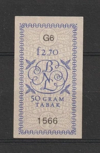 Netherlands Revenue stamp Accijns Banderol Cigarrettes Tobacco Fiscal Tabak 5 - Bild 1 von 1