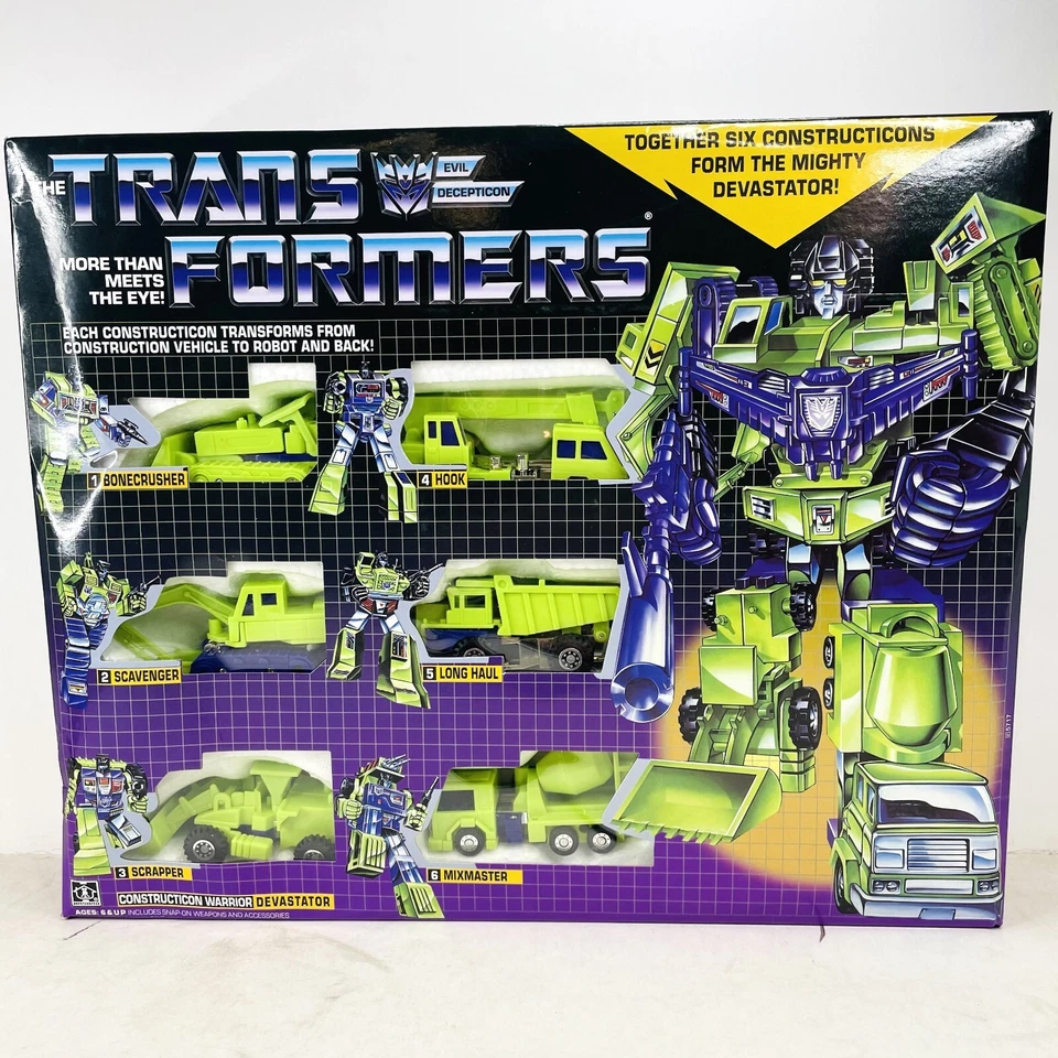 Vintage Transformers G1 Constructicon Devastator Action Figure Re-Issue Version - Image 1 of 4