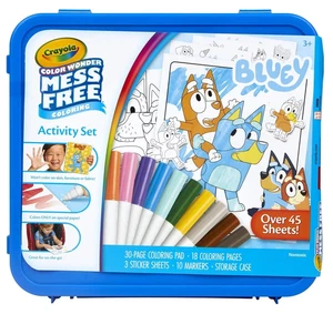 Crayola Color Wonder Bluey Coloring Kit Juego de Actividades Más de 45 Hojas - Imagen 1 de 5