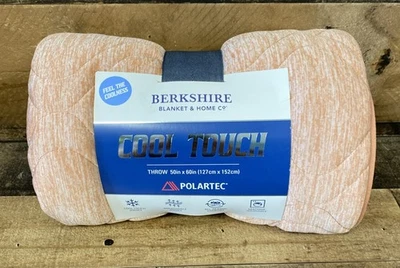 Berkshire Blanket & Home Co. Polartec Cool Touch Throw Clay Nuevo Foto 1 de 4