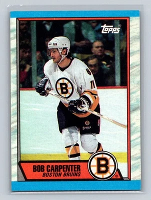 1989-90 Topps #167 Bob Carpenter Boston Bruins - Image 1 of 2