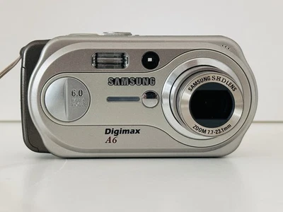 Samsung Digimax A6 Digitalkamera 6.0MP 3x Zoom – voll funktionsfähig - Bild 1 von 4