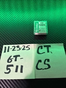 (5Pcs) LittelFuse AGC1 -1/2 Auto Glass Tube Fuses New Old Stock - Picture 1 of 5