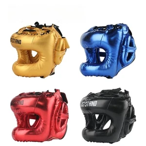 Boxhelm Sanda Training Kopfschutz Schutz Boxen Muay Kopfbedeckung Thai - Bild 1 von 17