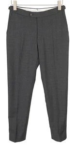 SUITSUPPLY Brescia Int Herren Hose UK34 dunkelgrau Wolle Flatfront Tapered Fit * - Bild 1 von 10
