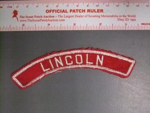 Boy Scout Lincoln Massachusetts Oregon RWS Community Strip 4860OO - Picture 1 of 1