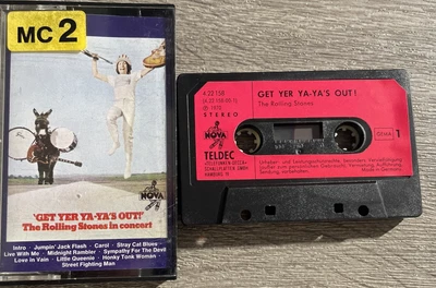 THE ROLLING STONES - Get Yer Ya-Ya's Out : Cassette Album - Tel Dec German 1970 - Image 1 of 4