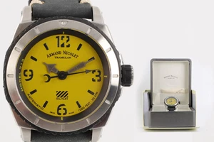 Armand Nicolet Military A713 44mm Uhr (Box & Papiere) - Bild 1 von 8