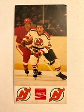 1983/84 NJ Devils Coca Cola Hockey Picture Postcards Lot of (19) Cards (7) Diff