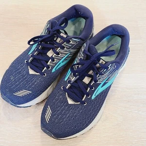 Brooks Adrenaline GTS 19 Shoes Women's Size 9W Running Blue Sneaker 1202841D450 - Picture 1 of 8