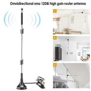 Router Antenna Easy to Install Multipurpose 2.4g 5.8g Tv Long Range Antenna - Zdjęcie 1 z 9
