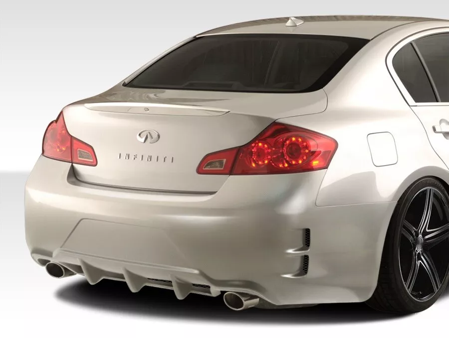 For 2007-2013 G Sedan G25 G35 G37 Duraflex Elite Rear Bumper Cover - 1 Piece - Imagem 1 de 4