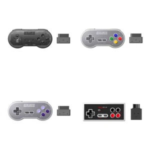 8bitdo Eight Seat Hall SF30 SN30 N30 Gamepad Game Controller for SNES/SFC/NEC - Picture 1 of 38