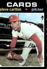 1971 Topps #55 Steve Carlton Very good