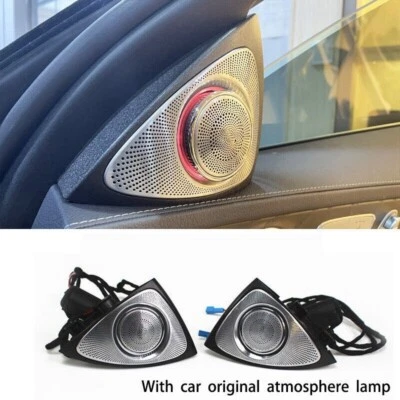 For Mercedes Benz 64 Colors 3D Rotating Speaker Tweeter W213 E-Class E300 2016+  — 第 1/4 张图片