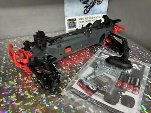 ARRMA Gorgon Monster Truck 1:10 Red Chassis Frame Slider Diff Tower Axles Parts