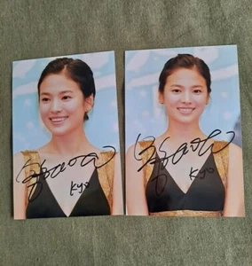 Song Hye Kyo Autogramm signed Foto Autogramme Sammlerstücke 4*6 2022 - Bild 1 von 5