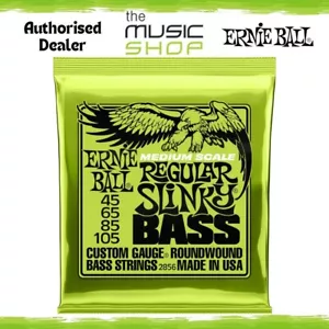 Ernie Ball Medium Scale Regular Slinky Bass Guitar Strings 45-105 - 2856 - Picture 1 of 2