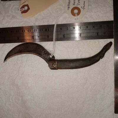 Fabricantes de cuchillos de tabaco iniciales "CM" de Comfort Texas Foto 1 de 4