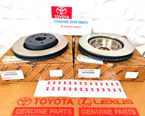 2019-2024 RAV4 X2 Front Brake Rotors  GENUINE OEM PART 43512-06200 - Picture 1 of 6