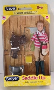 Breyer 2011 Saddle Up Eva Puppe 61045 Eva Reiter 6" Sattel Schwamm Eimer Neu - Bild 1 von 8