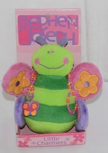 Collar y mariposa verde rosa y púrpura marca Stephen Joseph Little Charmer - Imagen 1 de 4